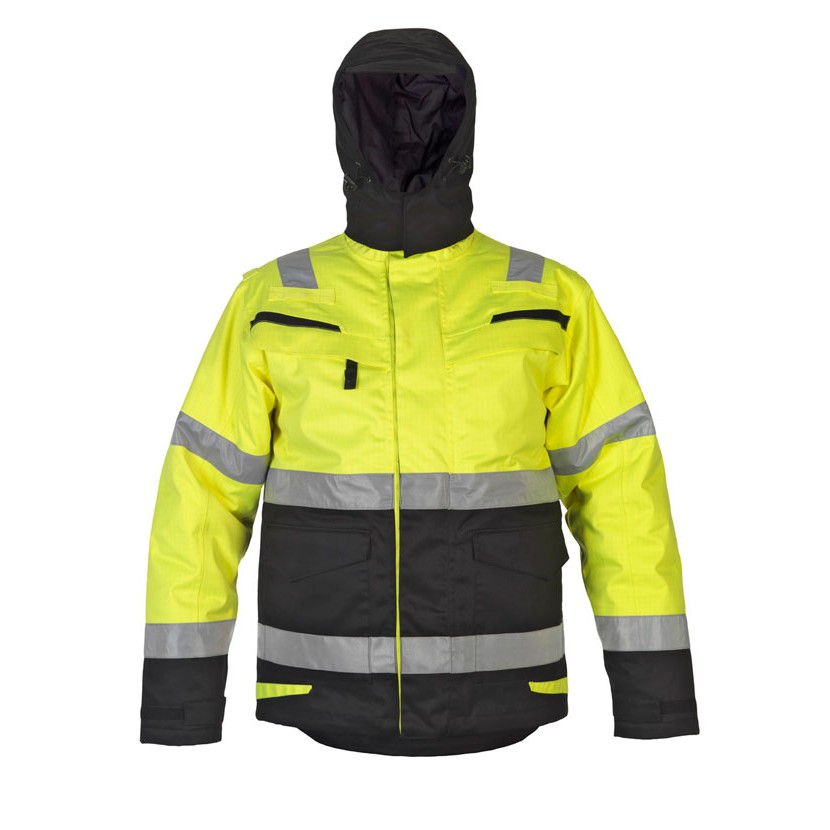 Matlock Multi CVC Waterproof High Visibility Fixed Lining Arc Parka