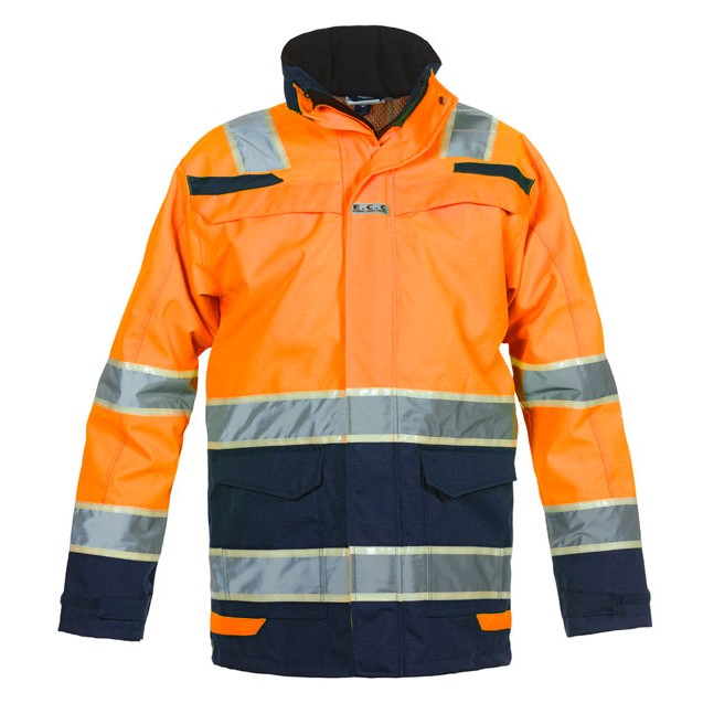 orange / navy