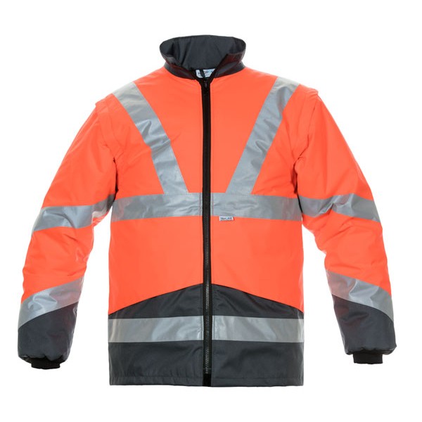 Pluto High Visibility Inner Jacket — RED/GREY