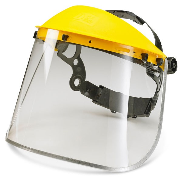 Metal Edge Face Visor 8" Clear Universal