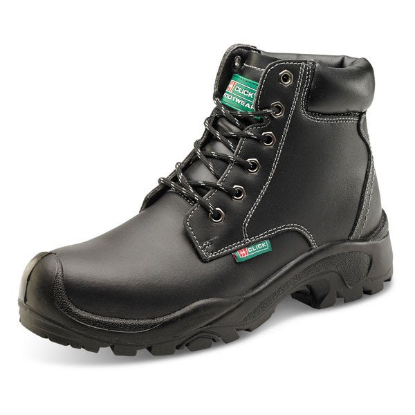 Beeswift 6 Eyelet Pur Boot S3 — BLACK