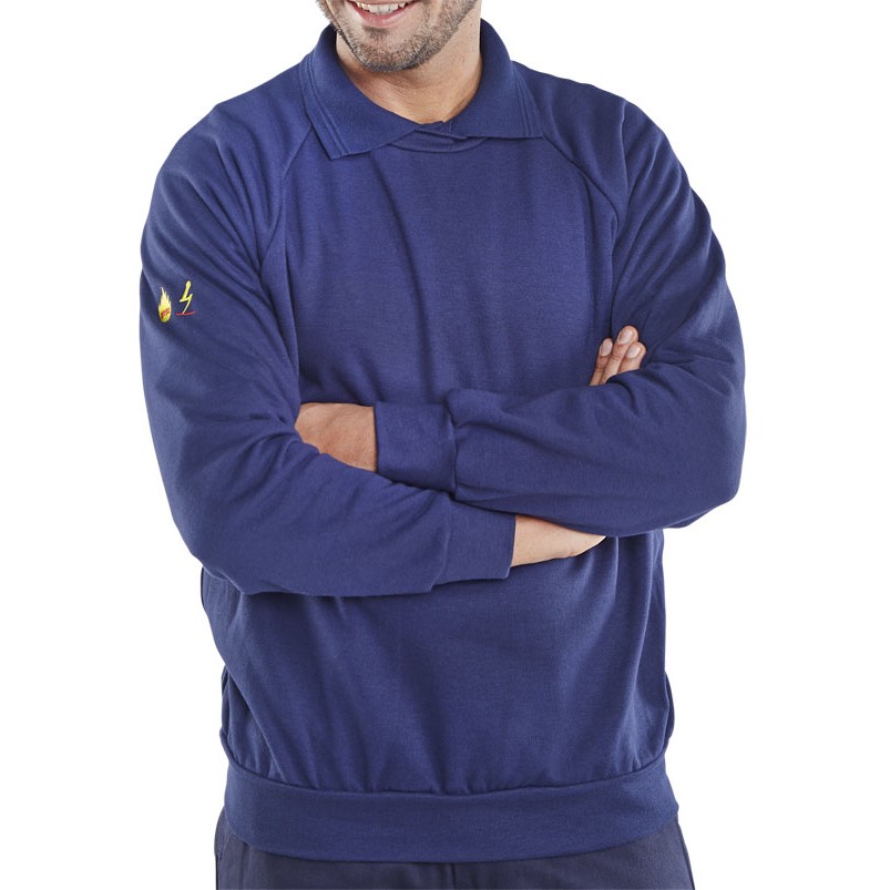 Click Flame Retardant Anti-Static Sweatshirt