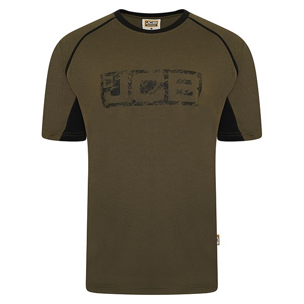 JCB Workwear Trade T-Shirt — OLIVE GREEN