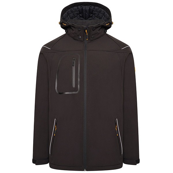 JCB Workwear Trade Hooded Softshell Jacket