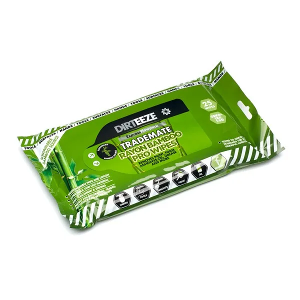 Dirteeze Trademate Rayon Bamboo Pro Wipes