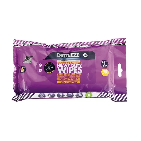 Dirteeze Rough And Smooth Wipes