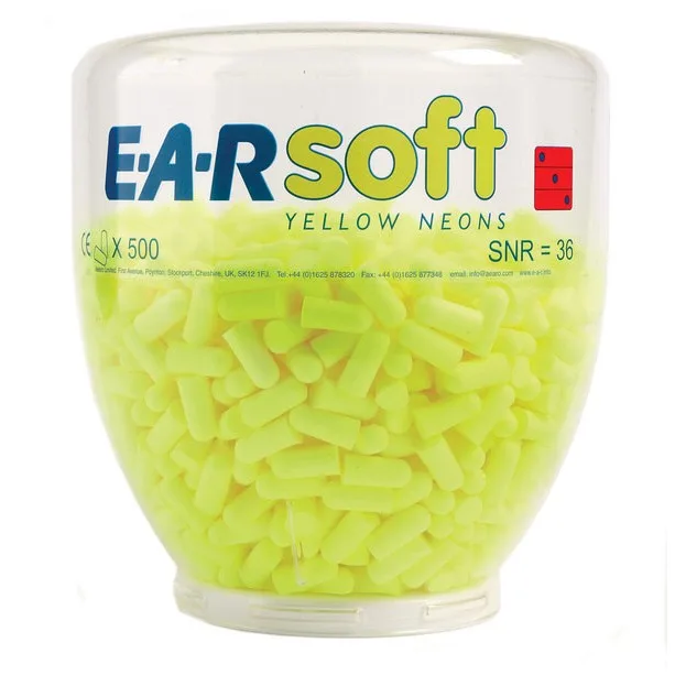 Ear Soft Neons Refill Yellow (pack 500)