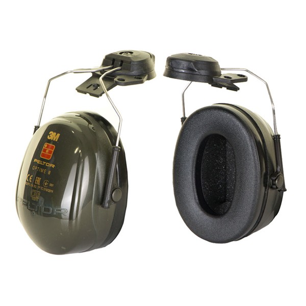 Peltor Optime 2 Helmet Attachment Green N/A