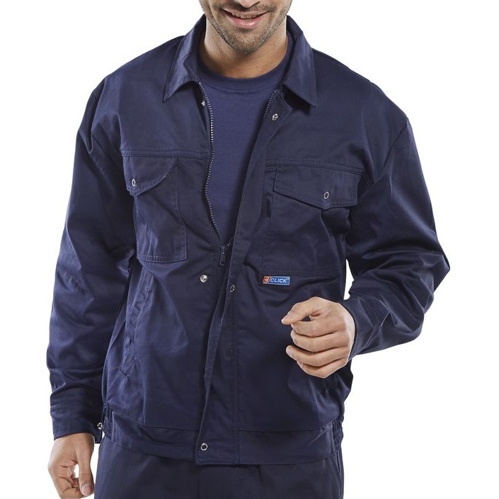 Super Click Drivers Jacket — NAVY BLUE