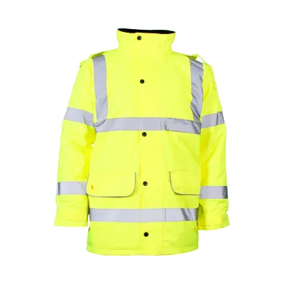 Fleece Lined Collared Traffic Jacket