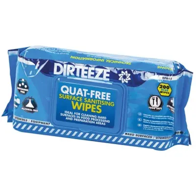 Dirteeze Quat-Free Surface Sanitising Wipes