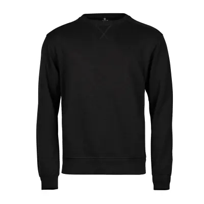 Ribbed interlock crew neck (5504)