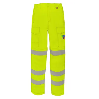 Morse: Inherent FR ARC Combat Trouser HI VIS Yellow With FR Tapes