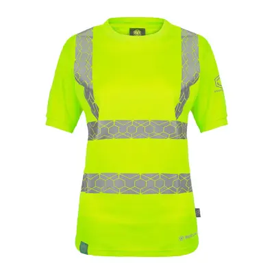Beeswift Envirowear Recyclable Womens Hi Vis T-Shirt