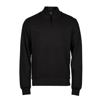 Ribbed interlock half-zip (5506)