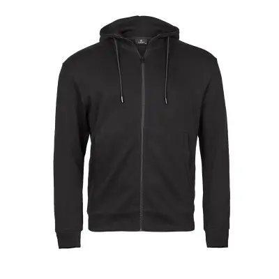 Ribbed interlock hooded full-zip (5508)