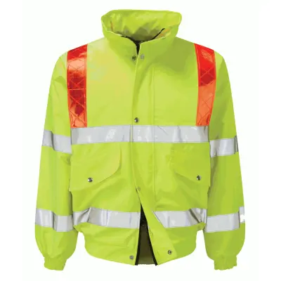 Foil: Bomber Jacket With Red Braces
