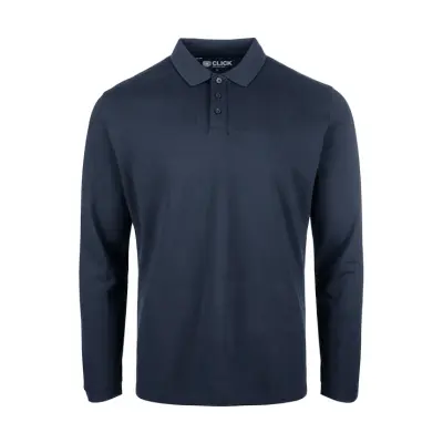BEESWIFT CLICK WORKWEAR UNISEX LONG SLEEVE POLO SHIRT