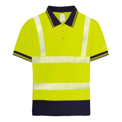 Cruiser: HI-VIS Two-Tone Short Sleeve Polo Shirt