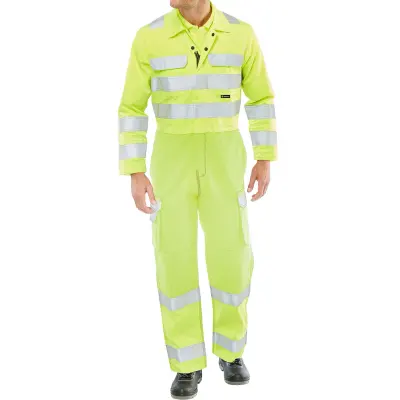 Beeswift ARC Compliant Hi-Vis Boilersuit