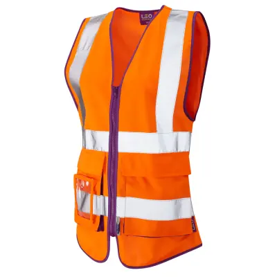 LYNMOUTH ISO 20471 Cl 2 Superior Womens Waistcoat