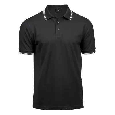Luxury stripe stretch polo (1407)