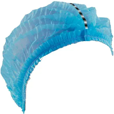 Metal Detectable Mob Caps 21" - Blue - Case of 1000