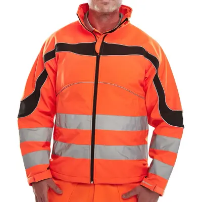 Beeswift Eton Hi-Vis Soft Shell Jacket