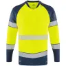 HV YELLOW/NAVY PRINT