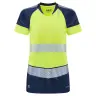 HV YELLOW/NAVY PRINT